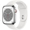 Apple Watch Series 9 - 41mm - Roestvrij staal - Zilver - GPS + Cellular