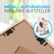 ® Fotolijst A4, wit, fotolijst van hout met onbreekbaar plexiglas, houten fotolijst incl. standaard