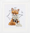 Thea Gouverneur - Borduurpakket met telpatroon - 744A - Voorgesorteerde DMC Garens - Hey There Foxy Lady - Aida - 31 cm x 30 cm - DIY Kit