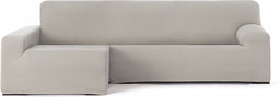 Hoes voor chaise longue met lange armleuning links Eysa BRONX Beige 170 x 110 x 310 cm
