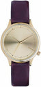 Komono - Dames Horloge Estelle - Goud/Burgundy - Ø 36mm