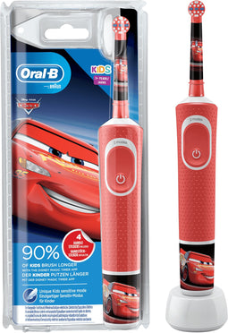 Oral-B Kids - Elektrische Tandenborstel - Extra zachte borstelharen - Disney Pixar Cars (1 stuk)