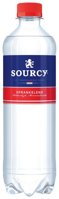 Sourcy - Water rood petfles 500ml | 6 stuks
