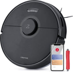Roborock Q7 Max - Robotstofzuiger met dweilfunctie - 4200 Pa zuigkracht - Zwart