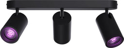 Calex Smart Plafondlamp - 3-Lichts - Dimbaar - Zwart