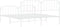 vidaXL - Bedframe - met - hoofd- - en - voeteneinde metaal - wit - 180x200 - cm