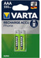 Varta 58397101402 - Oplaadbare Batterijen - 550 mAh NiMH - Groen (2 stuks)