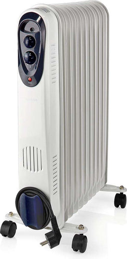 Nedis HTOI30WT11 - Olieradiator - 3 vermogensstanden - Mobiel