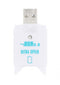 T'nB READERSD3 - Geheugenkaartlezer - USB 3.2 Gen 1 - Wit