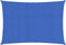 vidaXL - Zonnezeil - rechthoekig - 160 - g/m² - 2,5x5 - m - HDPE - blauw