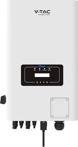 Deye SUN-5K-G05 5KW Zonneomvormers - Drie Fasen - IP65 - 5KW - Wit - 5 Jaar