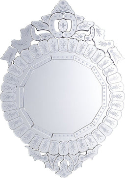 CRAON - Wandspiegel - Zilver - MDF