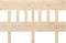 vidaXL - Hoofdbord - 153,5x3x81 - cm - massief - grenenhout