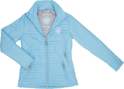 Covalliero Linda - Gestikte jas - Lichte wattering en waterafstotend - Iceblue