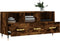 vidaXL - Tv-meubel - 102x36x50 - cm - bewerkt - hout - gerookt - eikenkleurig