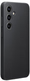 Samsung Galaxy S24 - Vegan Leather Case - Luxe uitstraling en zacht gripgevoel - Zwart
