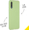 Accezz Samsung Galaxy A50 / A30s - Liquid Silicone Backcover - Schokabsorberend - Groen