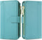 iMoshion Hoesje Geschikt voor iPhone 12 Pro / 12 Hoesje Met Pasjeshouder - iMoshion Luxe Portemonnee - Turquoise