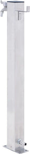 vidaXL - Waterzuil - vierkant - 100 - cm - roestvrij - staal