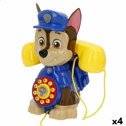 Paw Patrol Speelgoedtelefoon - 16 X 18 X 11 CM - Multicolour (4 stuks)