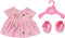 BABY born Beer Jurk en outfit - 43 cm pop - Roze