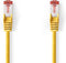 Nedis CAT6-kabel - RJ45 Male - RJ45 Male - S/FTP - 10.0 m - Rond - LSZH - Geel - Polybag