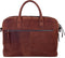 DSTRCT Wall Street - Leren Laptoptas 2 Vaks - Laptopvak 15,6 inch - Bruin