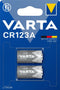 Varta CR123A - Foto batterij - Lithium 3V 1600mAh (2 stuks)