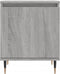 vidaXL - Nachtkastjes - 2 - st - 40x30x50 - cm - bewerkt - hout - grijs - sonoma - eiken