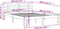 vidaXL - Bedframe - zonder - matras - massief - grenenhout - wasbruin - 120x190 - cm