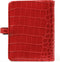 Kalpa 1311-11 Navulbare Pocket Ringband Planner Organizer Croco Rood 1 week per 2 paginas 2025-2026-2027
