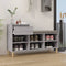 vidaXL - Schoenenkast - 102x36x60 - cm - bewerkt - hout - sonoma - grijs