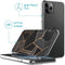 iMoshion Hoesje Geschikt voor iPhone 11 Pro Hoesje Siliconen - iMoshion Design hoesje - Zwart / Meerkleurig / Goud / Black Graphic