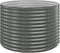 vidaXL - Plantenbak - 100x100x68 - cm - gepoedercoat - staal - grijs