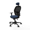 Jorquera Piqueras y Crespo 1D036N1 - Bureaustoel met hoofdsteun - Verstelbare hoogte - Marineblauw