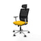 Piqueras y Crespo 1B086G2 - Bureaustoel - Verstelbare hoogte 50-62 cm - Geel