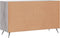 vidaXL - Dressoir - 100x36x60 - cm - bewerkt - hout - grijs - sonoma - eikenkleurig