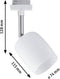 Paulmann Blossom - 230V-railsysteem lamp G9 10 W LED - Wit Satijn