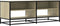 vidaXL - Tv-meubel - 120,5x40x46cm - bewerkt - hout - metaal - sonoma - eikenkleurig