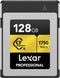 Lexar CFexpress PRO Type B Gold Series 128GB - Leessnelheid 1750MB/s - Schrijfsnelheid 1500MB/s