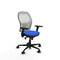 Piqueras y Crespo 3D036N0 - Bureaustoel - Verstelbare hoogte met armleuning - Blauw