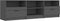 vidaXL - Tv-meubel - 150x33,5x45 - cm - bewerkt - hout - zwart