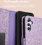 iMoshion Hoesje Geschikt voor Samsung Galaxy A54 (5G) Hoesje Met Pasjeshouder - iMoshion Design Bookcase smartphone - Meerkleurig / Purple White Flowers