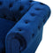 CHESTERFIELD - Woonkamerset - Marineblauw - Fluweel