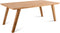 Eettafel Bibi rechthoekig mangohout 160 cm - lichtbruin