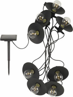 Solar tuinverlichting Lichtsnoer All Year Round - Vivo Fisherman - 8 Hanglampjes