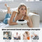 Draadloze Handmassager met Warmte en Compressie - Wit/Grijs