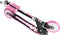 Skids Control 2-wiel Kinderstep Opvouwbaar Voetrem Roze/zwart