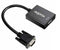 Approx appC25 - Adapter VGA naar HDMI met Audio - 20 cm - Zwart