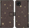 iMoshion Hoesje Geschikt voor Samsung Galaxy A22 (5G) Hoesje Met Pasjeshouder - iMoshion Design Softcase Bookcase - Goud / Zwart / Stars Gold